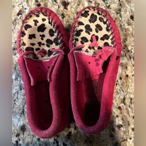 Kids size 12 Minnetonka moccasins